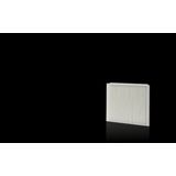 SK Pleated filter IP54, for fan-and-filter units/outlet filters 3239.xxx, 167x167x21 mm