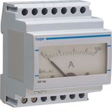 Analogue ammeter 0-100A indirect reading
