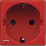 SOCKET 2P+E 16A GER RED