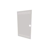 Replacement door, with vents,, white, 3-row, for flush-mounting (hollow-wall) compact distribution boards