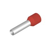 Wire end ferrule, Standard, 10 mm², Stripping length: 21 mm, red