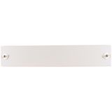 Front plate, for HxW=50x1000mm, blind, white