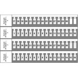 Marking tags for TB and ST - terminals, 1-30 (each 2x)