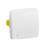 Simple 3 in 1 transformer: switch, two-way switch or illuminated push button Switchgear White modular surface mounted - automatic terminals