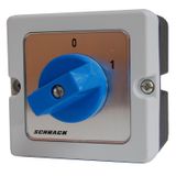 On-Off Switch 1P, 20A, enclosed