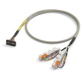 System cable for WAGO-I/O-SYSTEM, 753 Series 2 x 16 digital inputs or