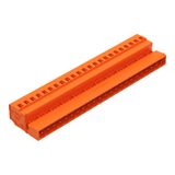 1-conductor male connector CAGE CLAMP® 2.5 mm² orange