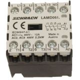 Micro Contactor 3NO+1NO, 2,2kW, 5A, 24VDC