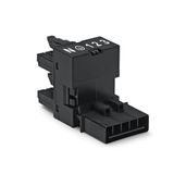 h-distribution connector 5-pole Cod. A black