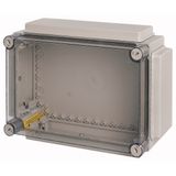 Insulated enclosure, top+bottom open, HxWxD=296x421x175mm, NA type