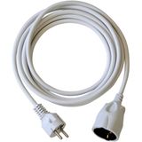Plastic Extension Cable White 3m H05VV-F 3G1,5