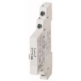 Standard auxiliary contact, 1 N/O, 1 NC, Can be retrofitted on the right side of motor-protective circuit-breakers, Screw terminals