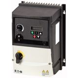 Variable frequency drive, 230 V AC, 3-phase, 10.5 A, 2.2 kW, IP66/NEMA 4X, Radio interference suppression filter, Brake chopper, 7-digital display ass