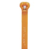 TY525M-3 CABLE TIE 7 IN 50 PD ORANGE 2 PC