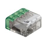 Spring.Clamp terminal block 3.poli 2.5mm2 for junction boxes