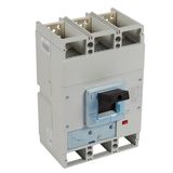 MCCB DPX³ 1600 - thermal magnetic release - 3P - Icu 50 kA (400 V~) - In 630 A