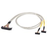 System cable for Schneider Modicon M340 2 x 16 digital inputs or outpu