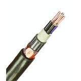 PVC Insulated Heavy Current Cable NYCY 7x2,5re/2,5 black