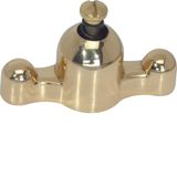 Brass toggle, Serie Glas, brass, clear varnished