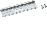 DIN rail, 35x116, 5x7, 5mm, 6PLE, metal, for mounting on perforated sheet metal