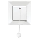 Meridian White Emergency Warning Switch with cord