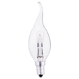 Halogen Lamp 30W E14 BA35 240V Candle Tailed Clear Patron
