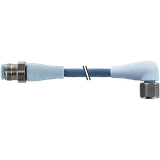 M12 male 0°/M12 fem. 90° A F&B Pro TPE-S 4x0.34 bu UL rob+dragch 7m