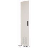 Device area door ventilated IP42 XF left, HxW=2000x425mm, grey