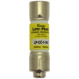 Fuse-link, LV, 1.25 A, AC 600 V, 10 x 38 mm, CC, UL, time-delay, rejection-type