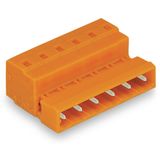 1-conductor male connector CAGE CLAMP® 2.5 mm² orange