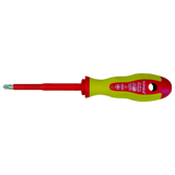 Screwdriver PZ/FL 2x100mm 215mm long VDE 1000V 2C handle