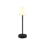 Martinez LED outdoor table lamp matt black rechargeable