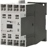 Contactor, 4 pole, AC operation, AC-1: 45 A, 1 N/O, 1 NC, 24 V 50/60 Hz, Push in terminals