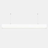 Lineal lighting system Infinite Pro 1136mm Suspended Wall washer 17.08W LED warm-white 3000K CRI 80 ON-OFF White IP40 2342lm