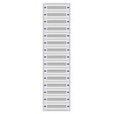 Multi-module distribution board 2M-45K, H:2130 W:540 D:200mm