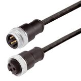 Sensor-actuator Cable (assembled), 7/8", Number of poles: 5, Cable len