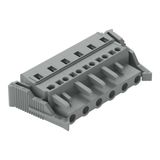 1-conductor female connector CAGE CLAMP® 2.5 mm² gray