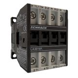 Contactor, 7.5kW, 18A AC3, 32A AC1, 3-pole, 1NO, 24VAC