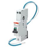 DSE201 C20 AC30 - N Blue Residual Current Circuit Breaker with Overcurrent Protection