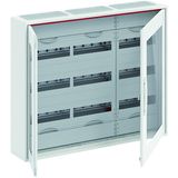 CA34RT ComfortLine Compact distribution board, Surface mounting, 108 SU, Isolated (Class II), IP44, Field Width: 3, Rows: 3, 650 mm x 800 mm x 160 mm