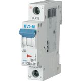 Miniature circuit breaker (MCB), 20 A, 1p, characteristic: C, DC