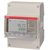 A41 313-100, Energy meter'Silver', M-bus, Single-phase, 80 A