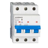 Miniature Circuit Breaker (MCB) AMPARO 6kA, B 10A, 3-pole
