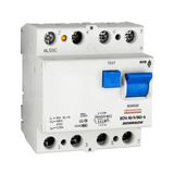 Residual current circuit breaker 40A, 4-p, 30mA,type A,6kA