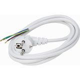 cable lead grounding  white / 2m, 1mm²
