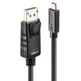 10m USB Type C to DP 4K60Adapter Cable with HDR Creates reliable 4K connections between a USB Type C equipped computer and a DP display at longer distances