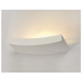 GL 102 CURVE Wall lamp, R7s 78mm, max. 100W, white plaster