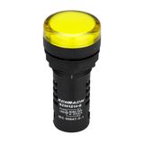 LED-indicator monobloc  230VAC/DC yellow