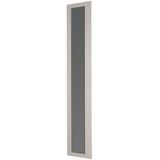 Transparent door (sheet metal), left-hinged, internal locking, IP55, HxW=1730x405mm