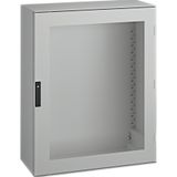 wall-mounting enclosure polyester monobloc IP66 H1056xW852xD350mm glazed door